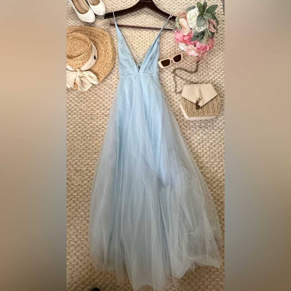 Cinderella Midi Dress Blue